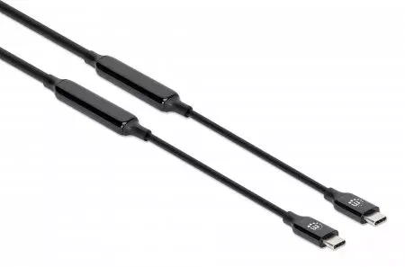 USB-C Cable Manhattan 3m Active Male to Male Photo 2