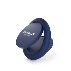 Passive mobile phone holder vonmählen Backflip — adhesive pad, hand use, blue