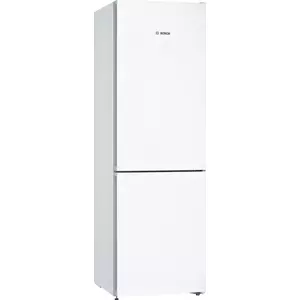 Freestanding fridge-freezer Bosch Serie 4 KGN36VWED, 326 L total (237 L fridge, 89 L freezer), White, NoFrost, Bottom freezer