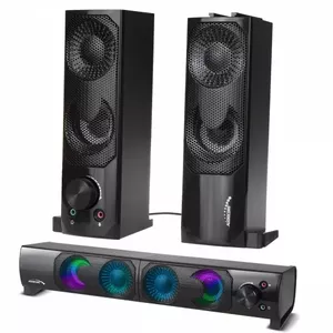 2 in 1 datora skaļrunis un skaņu josla Audiocore AC95