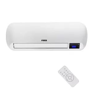 Elektriskais ventilatora sildītājs NOVEEN HC2100, keramisks elements, 2000 W, LED displejs, tālvadība, taimeris, sienas uzstādīšanai, balts