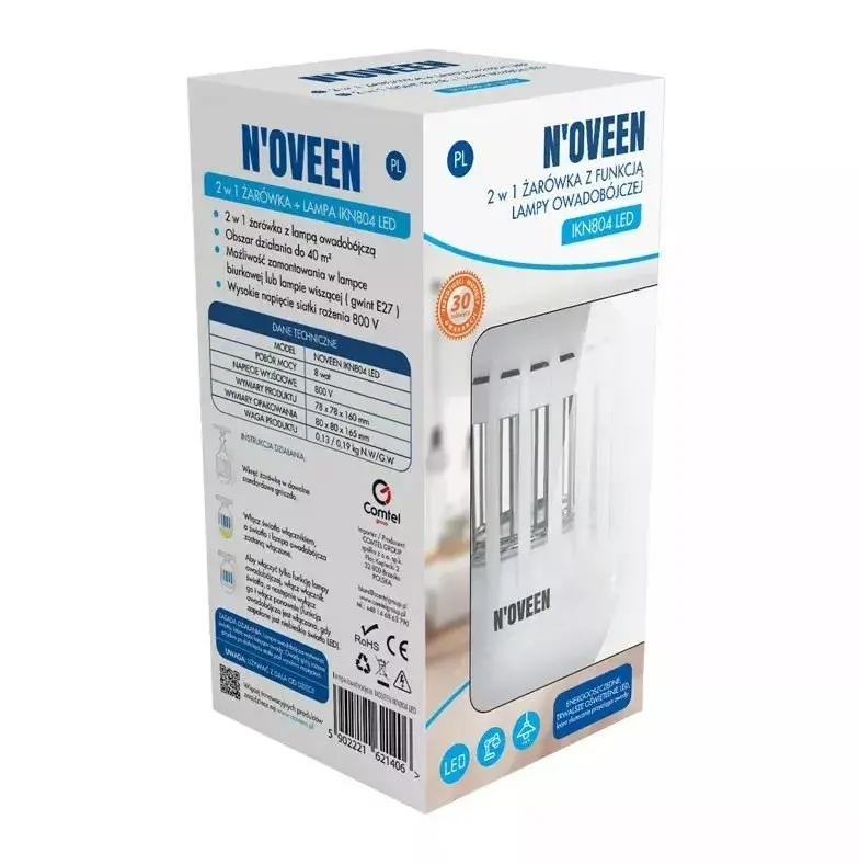 Инсектицидная лампа NOVEEN IKN804 LED Photo 2