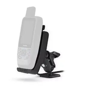 Device clamp mount GARMIN 010-12946-00 for GPSMAP 86, black, secure clamp attachment