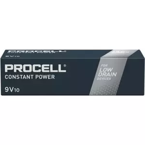 Duracell 157637 9V Alkaline Battery 6LR61 E-Block 10-Pack