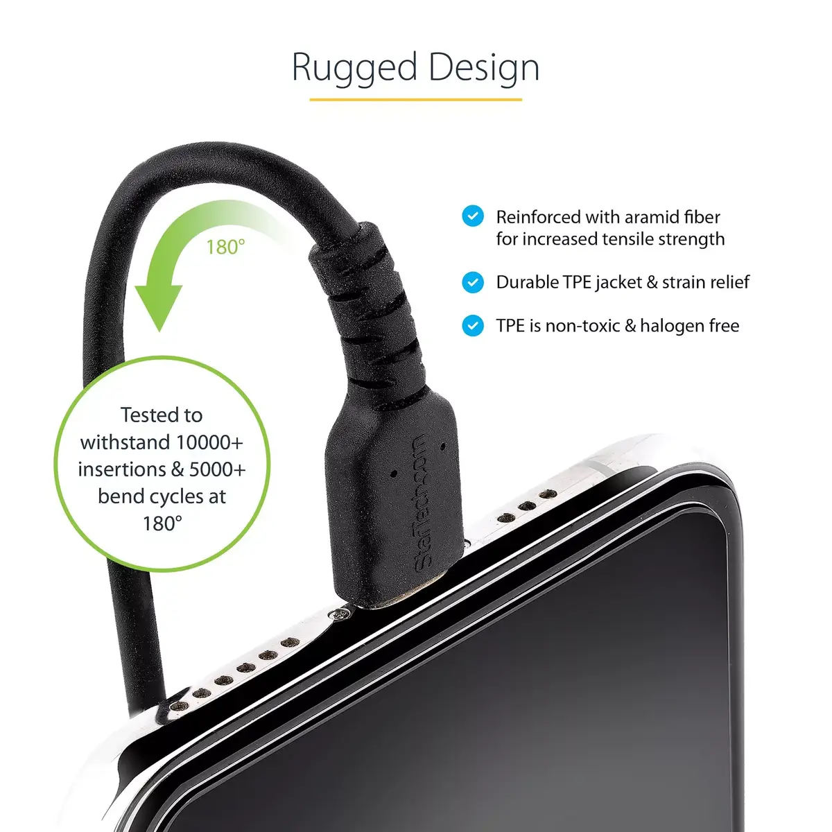 USB C uz Lightning kabelis StarTech.com 1m Photo 10