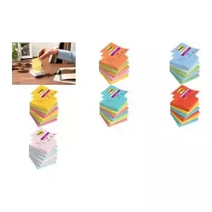 Sticky Notes Post-IT R330-6SS-PLAY 76×76 mm 90 sheets – square repositionable notes