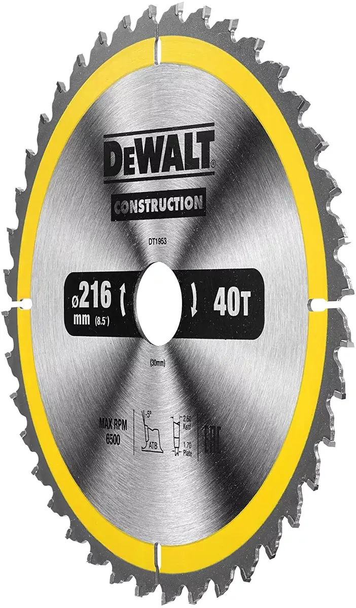 Circular saw blade DeWALT DT1953-QZ Photo 2