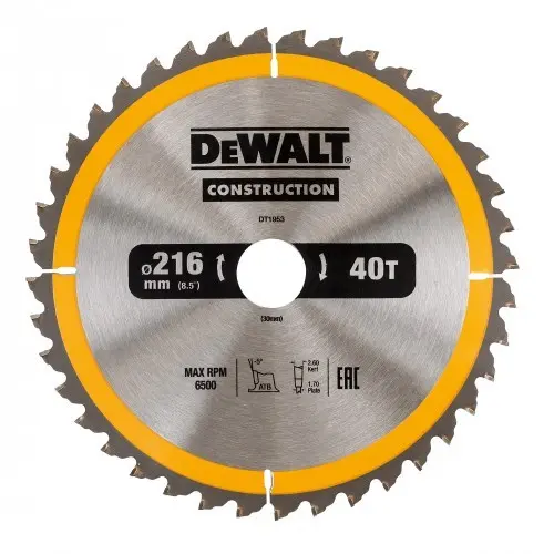 Ripu zāģis DeWALT DT1953-QZ 1 gab