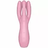 VIBRATOR Threesome 3 Pink — dubultas stimulācijas masieris Photo 2