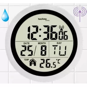 Technoline WT 3005 Digital clock Circle Black, White