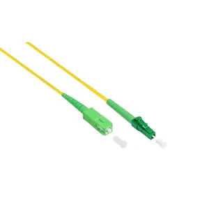 Alcasa LW-S902LASA InfiniBand fibre optic cable 2 m LC SC FTTH Yellow