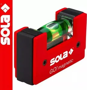 Spirit level SOLA GO Magnetic 6.8 cm vial length, magnetic base, compact hand level