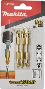 Drill/Driver Bit Set Makita B-45216 – assorted screwdriver and drill bits kit