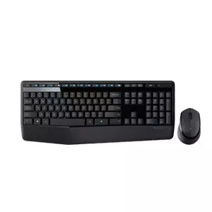 Logitech Wireless Combo MK345 tastatūra Pele iekļauta USB QWERTY US International Melns