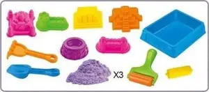 Kinetic Sand Big Set 300 g by Apple — molding play sand kit, 300g
