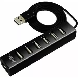 UNITEK Y-2160 черный Концентратор Unitek 7x USB 2.