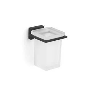 GEDY Atena Toothbrush Holder, Matt Black