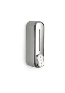 GEDY Mullet Soap and Sanitizer Dispenser, 350ml, Chrome