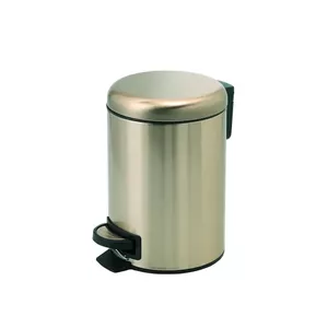 GEDY Potty Pedal Bin, 5 Liters, Matt Gold