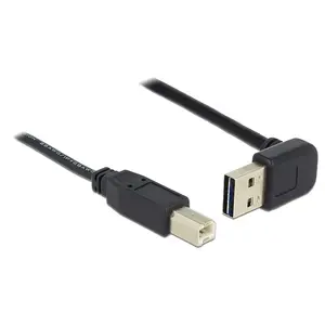 USB Cable DeLOCK 85183 USB 2.0 0.5m USB A USB B Black