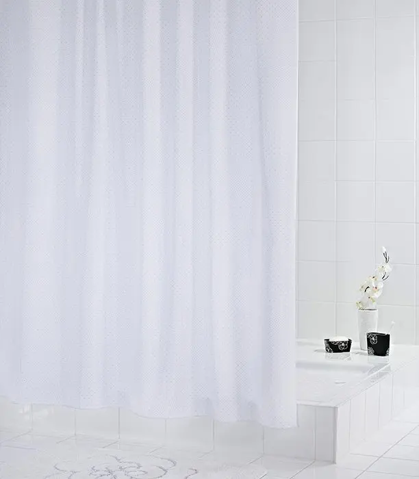 Shower curtain RIDDER Diamond White 180x200 cm Photo 2