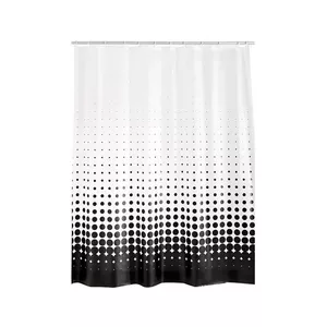 Шторка для душа RIDDER 31840 Blacky 180 x 200 см, чёрная, водонепроницаемая