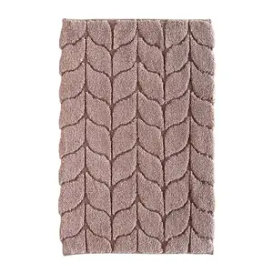 Коврик для ванной SANIFLOR Treccia, 40x60 см, розовый