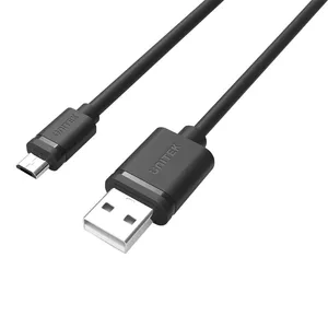 UNITEK Y-C451GBK USB kabelis 1 m USB 2.0 USB A Micro-USB B Melns