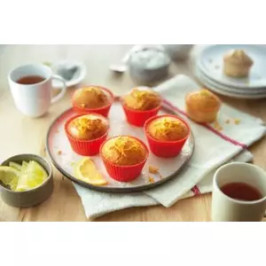 9 silicone muffin cups to enjoy different baking dishes
