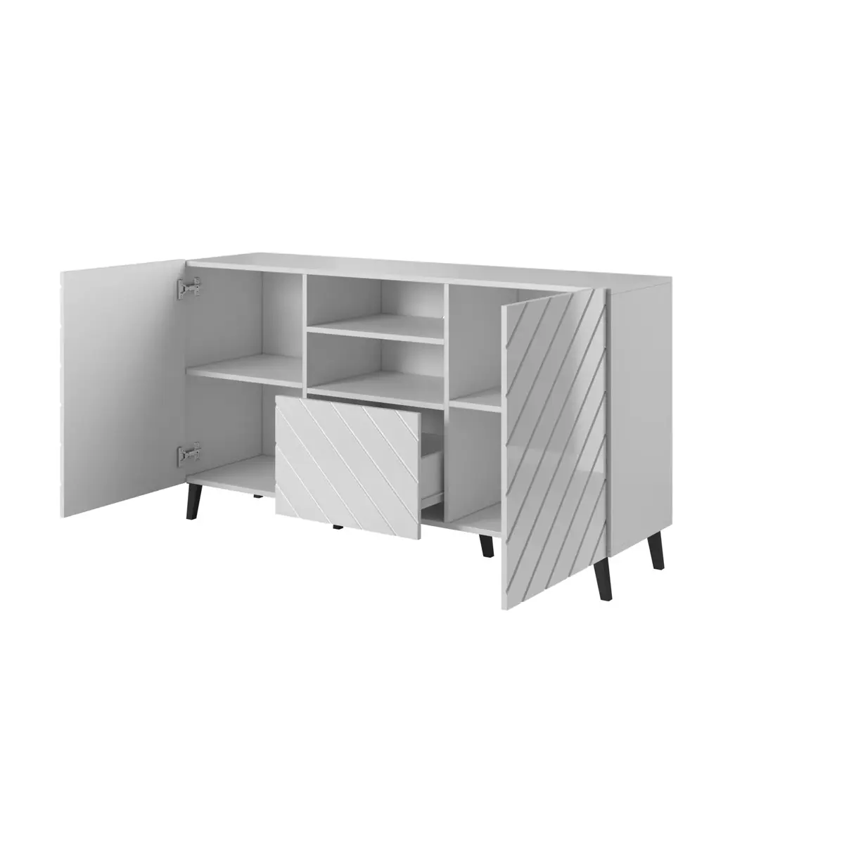 Atvilktņu skapītis cama meble ABETO 150x42x82 Photo 2