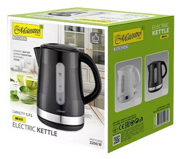 Electric kettle Maestro 1.7 L 2200 W Photo 3