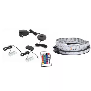 LED surface-mounted RGB lighting by cama meble, model QIU 200 RGB, AC-powered, single unit