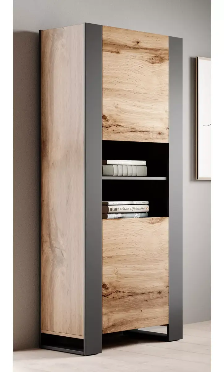 Shelving unit cama meble WOOD bookcase 65x40x170.5 Photo 3