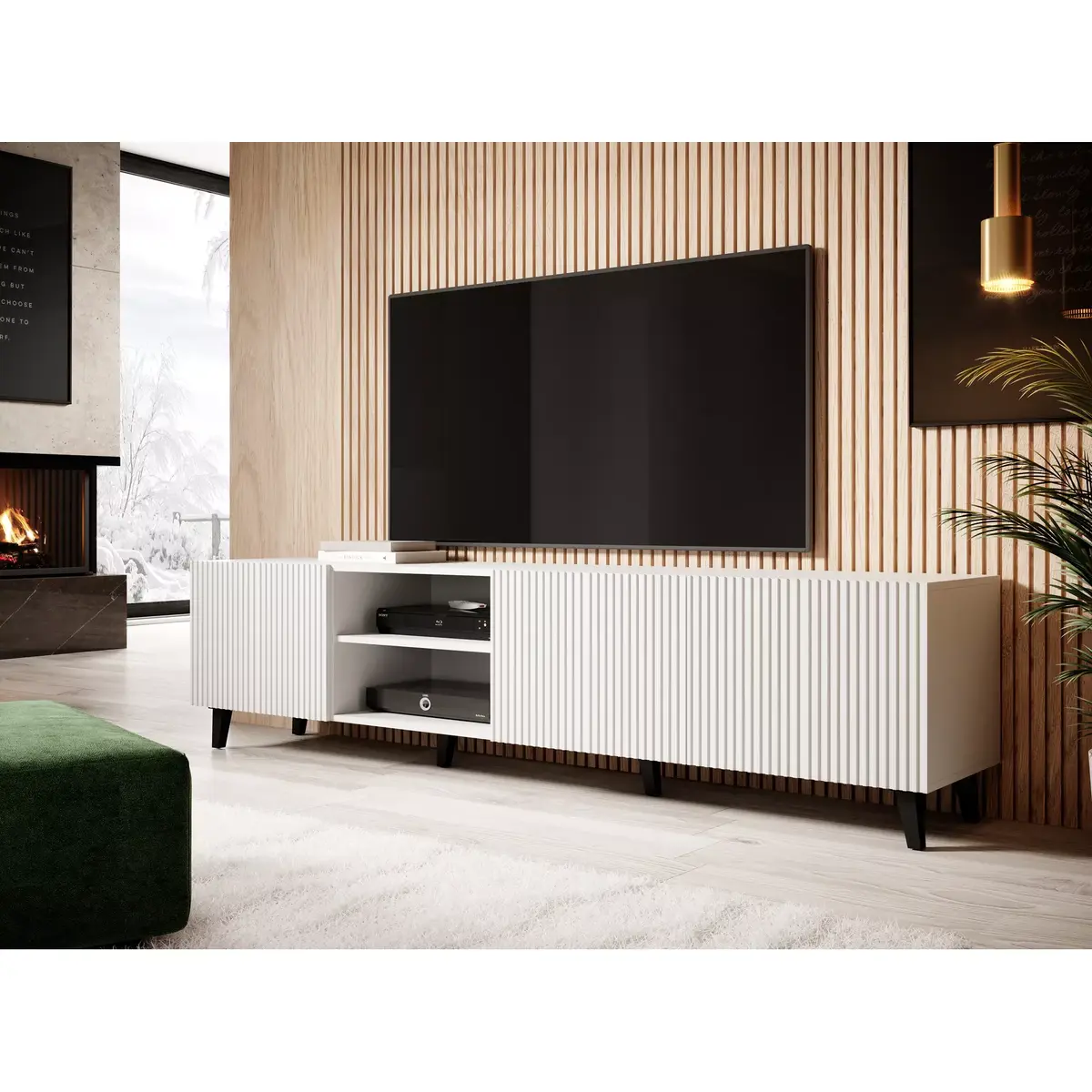 TV skapītis Cama Meble PAFOS 200×42×52 cm Photo 3