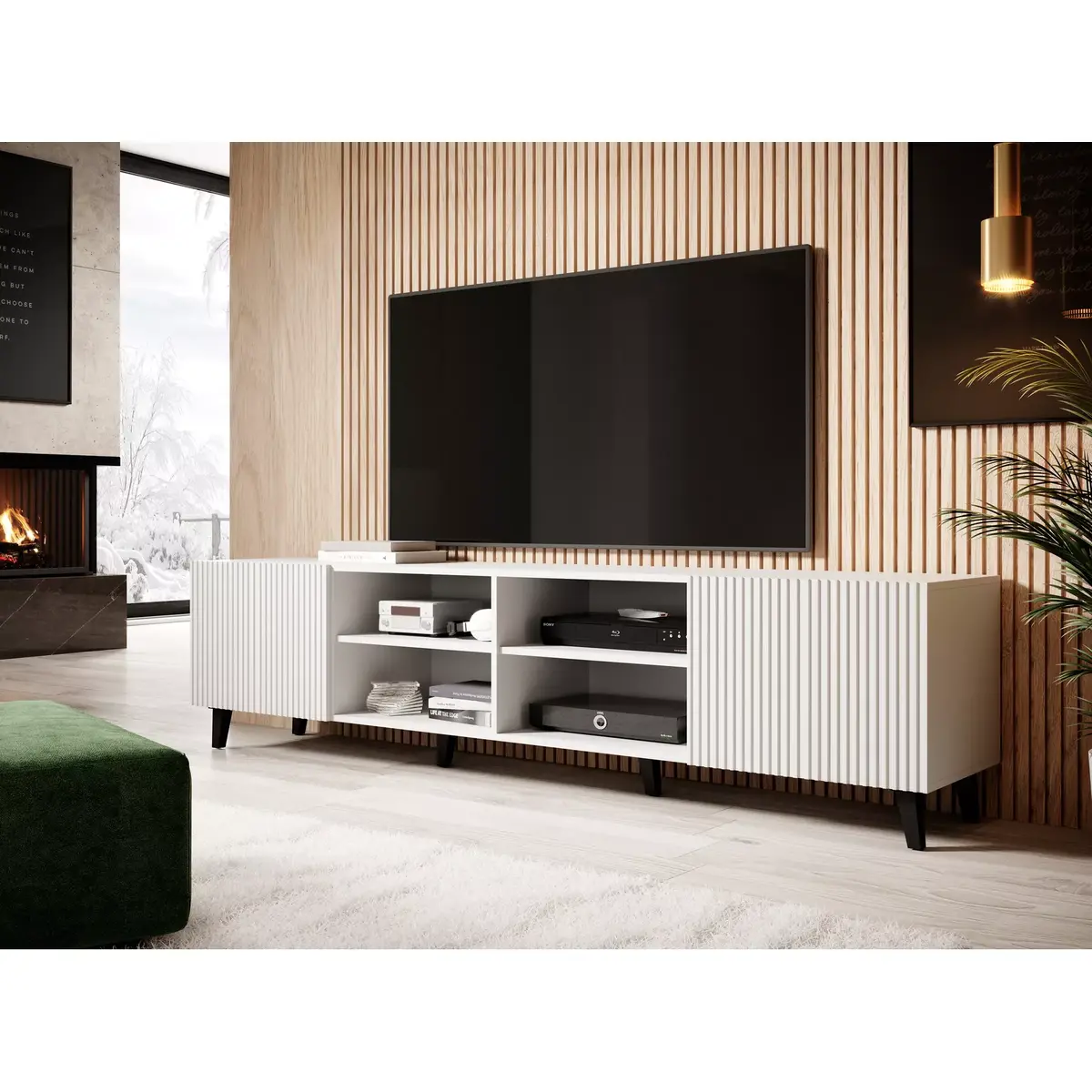 TV skapītis Cama Meble PAFOS 200×42×52 cm Photo 5