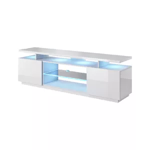 ТВ-тумба cama meble EVA RTV 180x40x56 см, столешница MDF, белый глянец