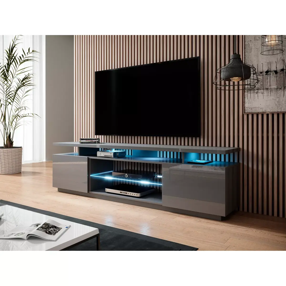 TV skapis Cama Meble EVA RTV 180x40x56 Photo 2