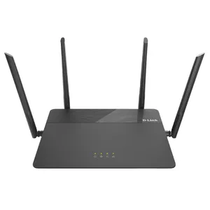 D-Link EXO AC1900 MU-MIMO bezvadu rūteris Tīkls Gigabit Ethernet Divkāršā frekvenču josla (2.4 GHz / 5 GHz) Melns