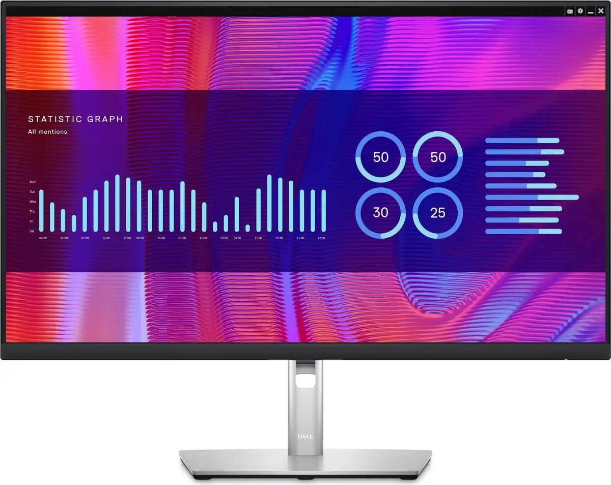 Monitors DELL P2723DE 27" LCD Quad