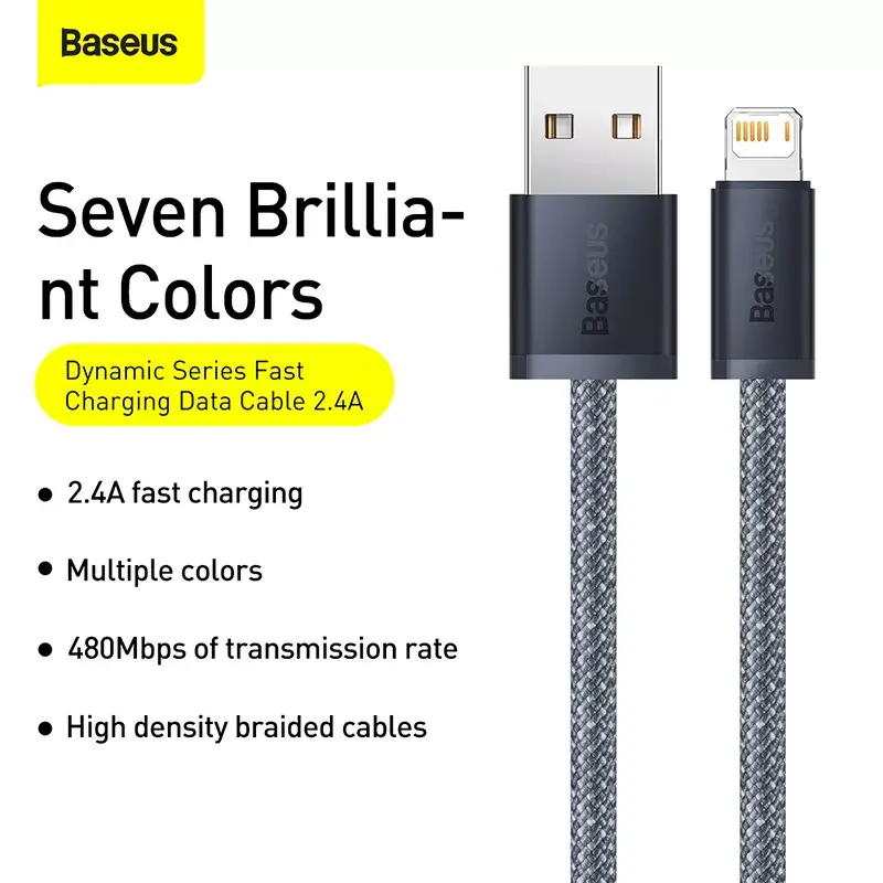 Baseus Dynamic 2m Lightning to USB A Cable Photo 12