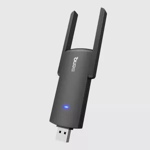 Беспроводной USB-адаптер Benq TDY31 400+867 Мбит/с, тип антенны внешняя, черный, 2 ГГц/5 ГГц