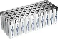 AA Alkaline Batteries ANSMANN Mignon 1.5V — Pack of 40