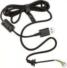 Vada pele spēlēm Endgame Gear XM1 Flex Cord 2.0 — melna