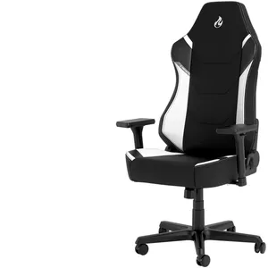 PC spēļu krēsls Nitro Concepts X1000 Polsterēta sēdeklis Melns Balts 135 kg