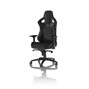 Игровое кресло noblechairs EPIC Пухлое сиденье Черное 120 кг
