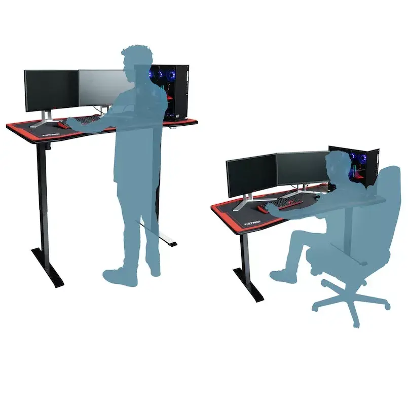 Nitro Concepts D16E Carbon Black Computer Desk Photo 5