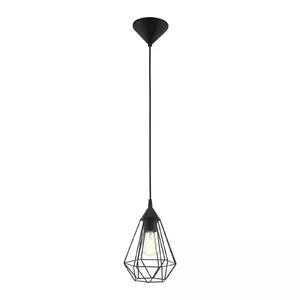 EGLO Tarbes suspension lighting Flexible mount E27 Black