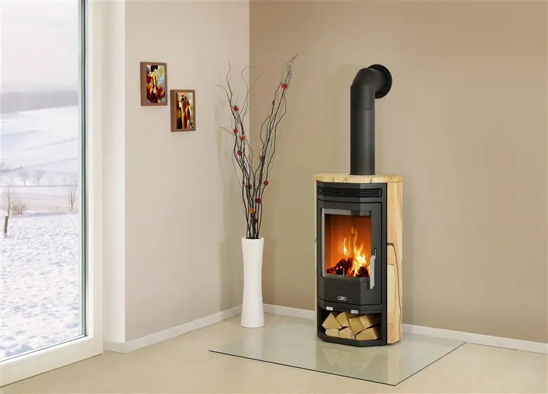 ABX BALTIK 6 BLACK METAL + SANDSTONE Stove Photo 2