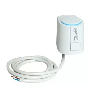 Electrical actuator DANFOSS ABN-FBH 230 V NC, IP54, white, 50/60 Hz, 44×48.4×51.9 mm