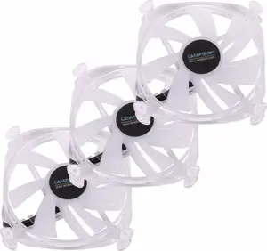 Fan kit Lamptron Icecloud+ ARGB 120 Triple PWM — 3x 120mm transparent PWM fans